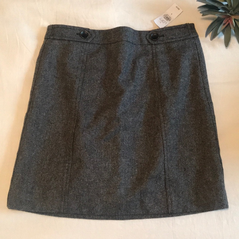 NWT LOFT Tweed Skirt Size 4